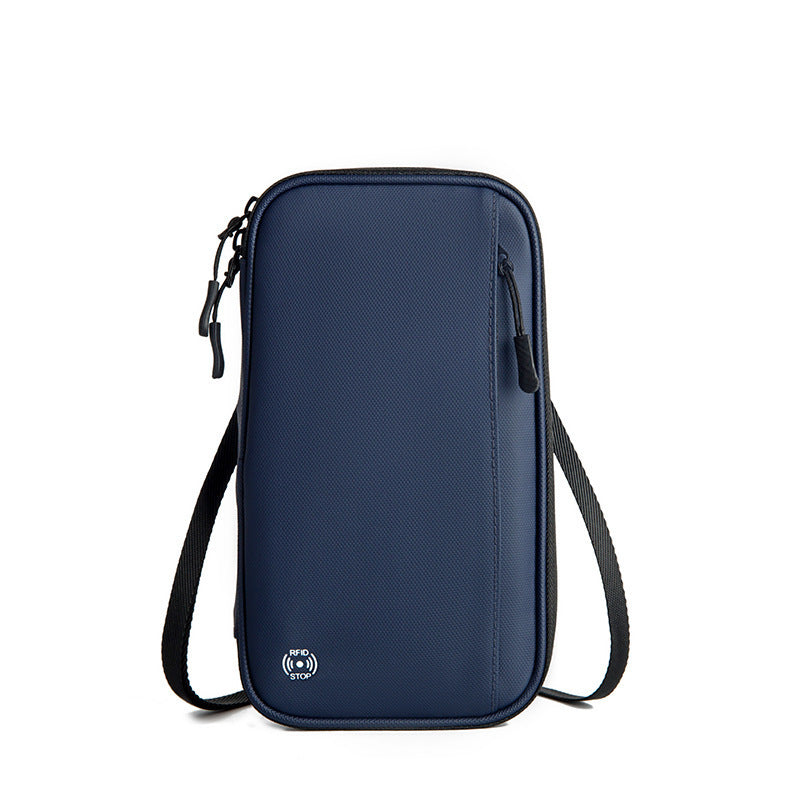 Rfid Hanging Neck Document Bag & Passport Holder