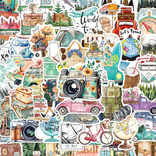 Travel Suitcase Stickers