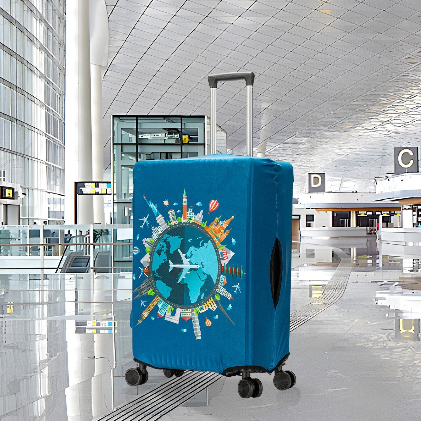 Trendy Suitcase Cover / Luggage Protective Cover