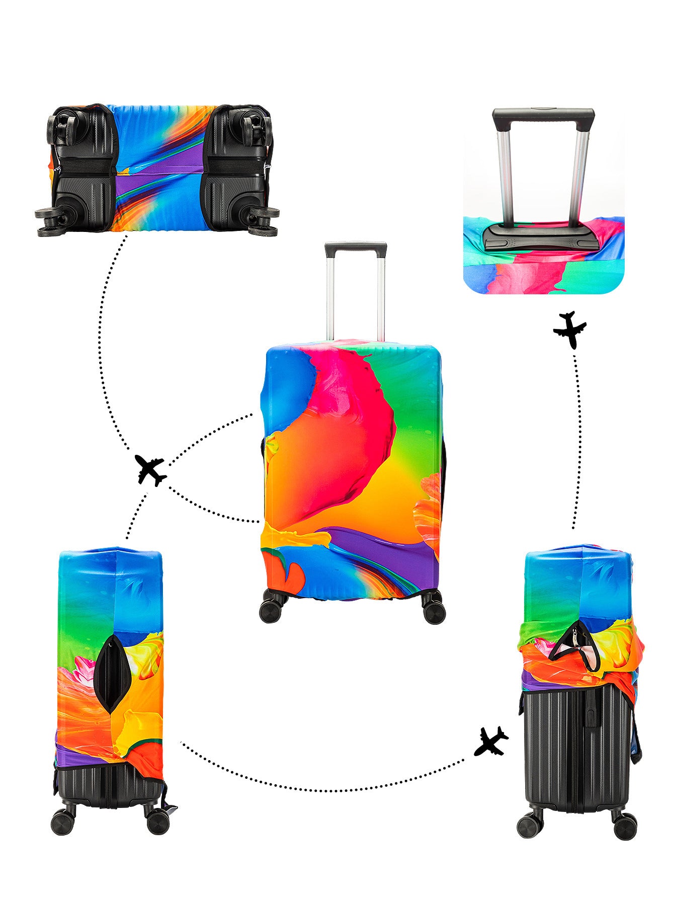 Trendy Suitcase Cover / Luggage Protective Cover