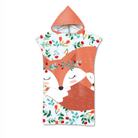 Kids Hooded Beach Towel